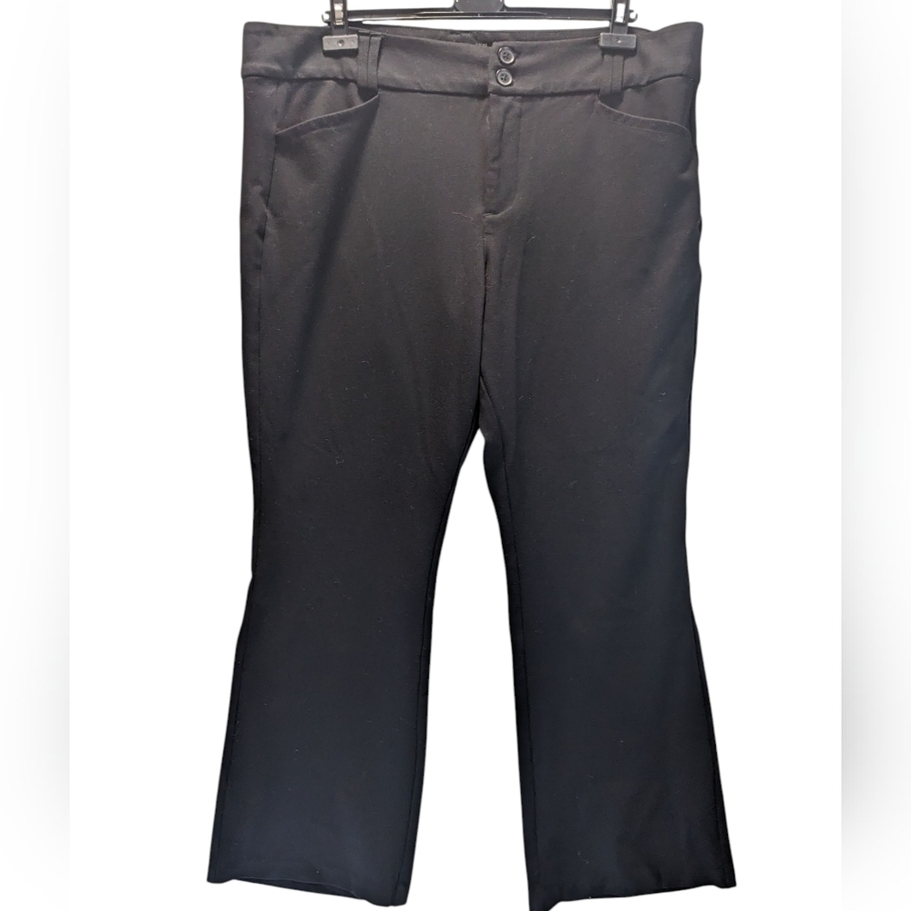 Torrid The Future Is Yours Black Flare Office Career  Pants Size 24R